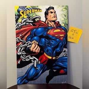 Superman Comic Art Poster